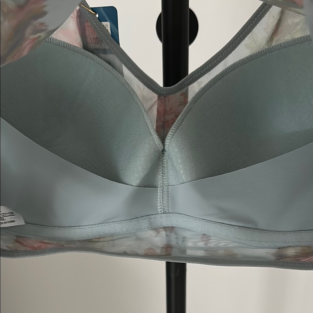 ☀️Blue and Pink Floral Bra with Wide Straps (set of two) - Picture 4 of 4